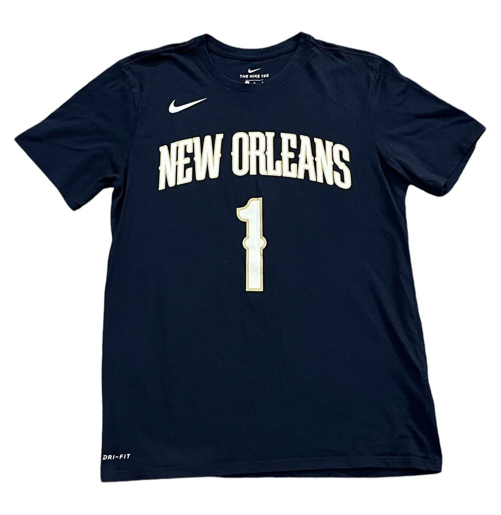 Nike Dri Fit New Orleans Pelicans Men's Medium Zion Williamson Jersey T-Shirt